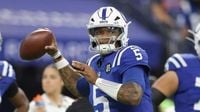 Colts QB Anthony Richardson injures eye with stretch band, ruled inactive