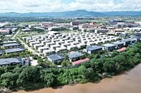 Myanmar demolishes scam compound - Taipei Times