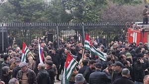 Protests Erupt Over Russian Investment Deal In Abkhazia