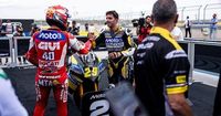 MotoE™ Race 2 rostrum: Casadei, Spinelli, Ferrari