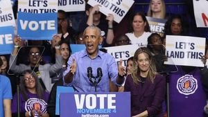 Obama Rallies Democrats In Virginia And New Jersey