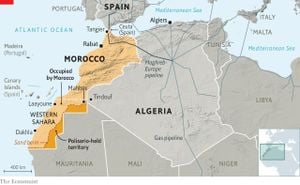 Controversy Erupts Over Divided Map Of Morocco