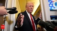 '7 planes were shot down': Donald Trump yet again claims he stopped India-Pakistan war; cites '200% tariff' threat - The Times of India