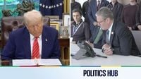 Politics latest: 'James Bond has nothing to worry about,' says Trump after striking tariffs deal with PM