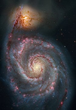 M51 Hubble Remiksi