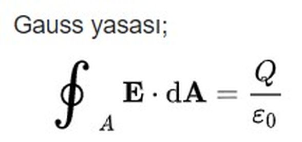 Gauss Yasası