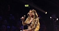 Mariah Carey Performs at Winter Olympics Opening Ceremony in Milan