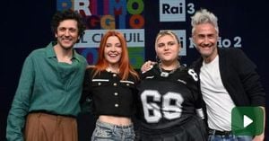 Rocco Hunt Energizes Crowd At Primo Maggio Concert