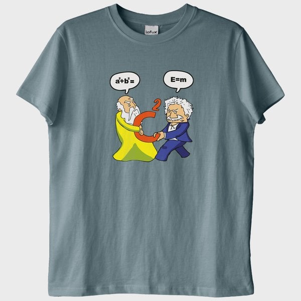 "C Kavgası": Einstein vs. Pisagor T-Shirt
