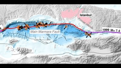 Deprem Kırılma Desenleri, Marmara Fayı'nın İstanbul'a Önemli Ölçüde Sismik Enerji Yönlendirdiğini Ortaya Koyuyor!