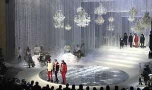 Moncler Grenoble Unveils Fall/Winter 2025 Show Amid Snowy Splendor