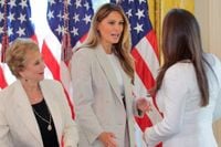‘The robots are here’: Melania Trump makes rare appearance to hail AI progress at White House task force meeting