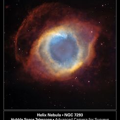 The Helix Nebula from Blanco and Hubble