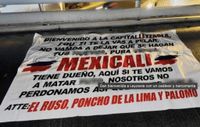 Dejan cadáver y narcomanta contra Julián Leyzaola en Mexicali