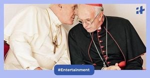 Harry Styles Spotted At Historic Papal Conclave Event