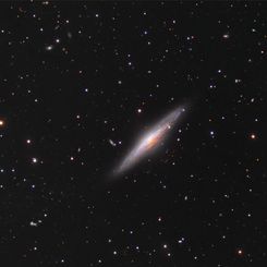 NGC 2683: Edge-On Spiral Galaxy