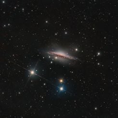 Portrait of NGC 1055