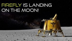 Firefly's Blue Ghost Lunar Lander Makes Historic Moon Landing