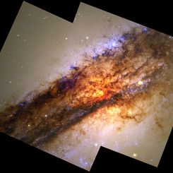 The Center of Centaurus A