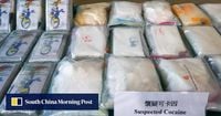 Hong Kong customs arrests 1, seizes HK$33 million of suspected cocaine