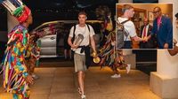 Chelsea's Cole Palmer arrives in St Kitts to hero's welcome after Club World Cup