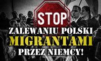 Niemcy zalewają Polskę migrantami! Protest w Zgorzelcu