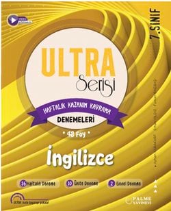 7.SINIF ULTRA SERİSİ İNGİLİZCE DENEME KİTABI (48 FÖY)