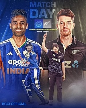 India Dominate New Zealand In T20I Opener At Nagpur