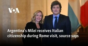 Italian Citizenship Granted To Argentine President Milei