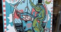 'Bristol crocodile' makes a triumphant return on dry land