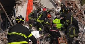 Explosion Destroys Building In Monteverde, Rome, Injures One