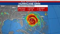Hurricane Erin to bring worsening weather conditions to North Carolina: NHC