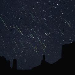 Leonids Over Monument Valley