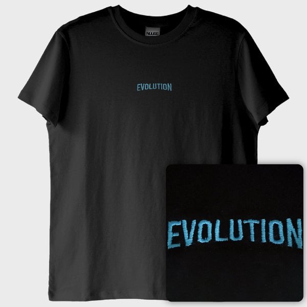 Evolution: Evrim T-Shirt (Nakış, %100 Pamuk)