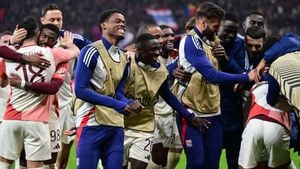 Lyon Dominates FCSB 4-0 To Reach Europa League Quarter-Finals