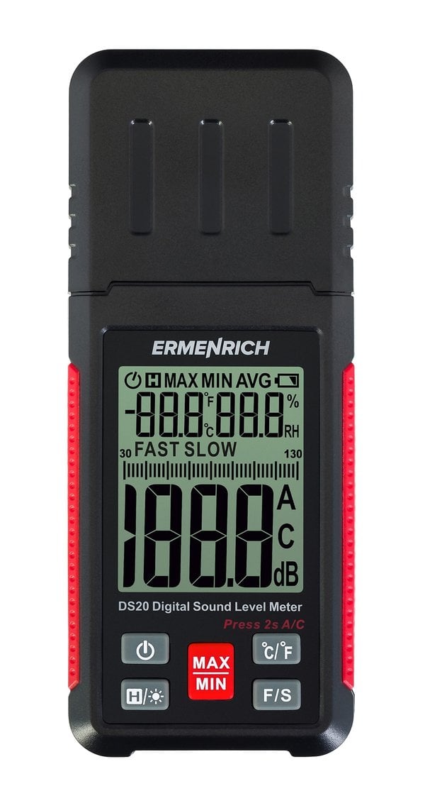 Ermenrich Seek DS20 Dijital Ses Seviyesi Ölçer