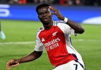 Arsenal player ratings: Saka stars but Merino anonymous in cruel loss