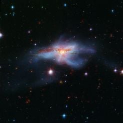 NGC 6240: Merging Galaxies