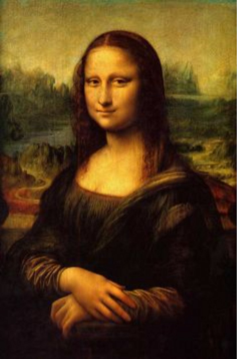 Mona Lisa  Bu tablonun tamamlanması 4 yıl sürmüştür.Mona Lisa tablosu da birçok asılsız iddiaya yer veren bir tablodur.Bu iddialardan birisi Da Vinci'nin tablonun dudaklarını boyamak için senelerini harcadığıdır.1960 yılında Paris'teki Louvre müzesinden çalınmış ve ün kazanan bir tablodur.
