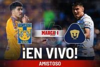 ¿Cómo quedó Tigres vs Pumas? Cronología y resultado del partido amistoso