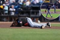 Marlins’ Ryan Weathers gets drilled in the head by own catcher in scary moment
