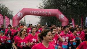 Thousands Rally For Odysséa Nantes 2025 To Fight Breast Cancer