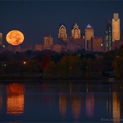  Philadelphia Perigee Full Moon 