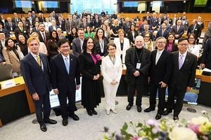 Taiwan Vice President Makes Historic Speech In EU Parliament