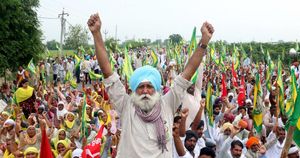 Tear Gas Fired As Farmers March To Delhi