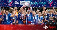 Rangers sweep aside Hibs to win third successive Sky Sports Cup final