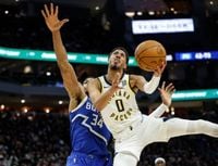 All-Star guards Thompson, Haliburton to miss Mavs-Pacers game as Anthony Davis progresses