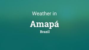 Severe Weather Alerts Issued For Amapá And Pará