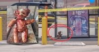 Man arrested for putting ‘public at risk’ after leaving ‘human skin teddy bear’ at gas station