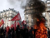 A new day of nationwide strikes in France maintains pressure on embattled PM